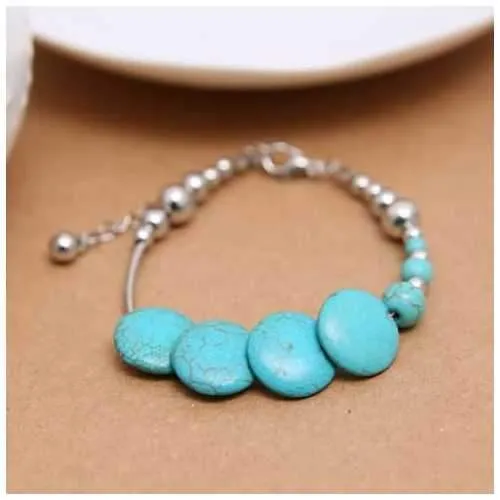 DEJAVU Sweetly Speckled Turquoise Bracelet