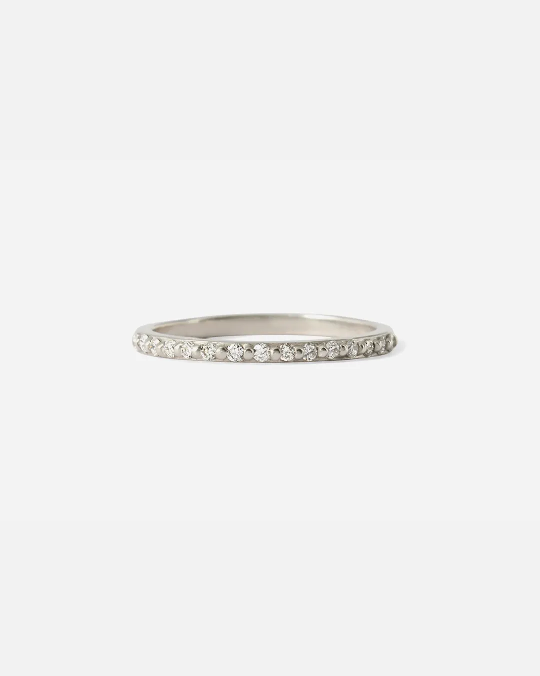 Dew / 1.3mm Round White Diamond Ring