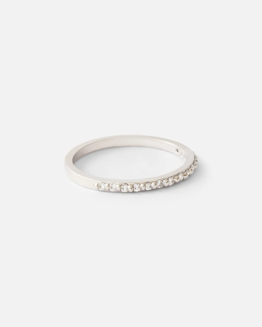 Dew / 1.3mm Round White Diamond Ring