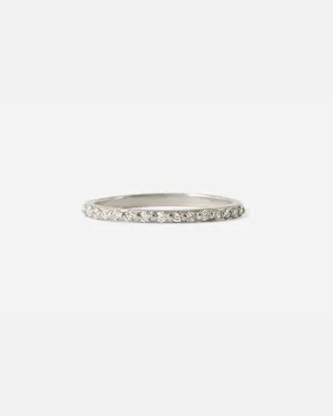 Dew / 1.3mm Round White Diamond Ring