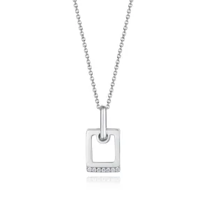 Dual Open Square Pendant
