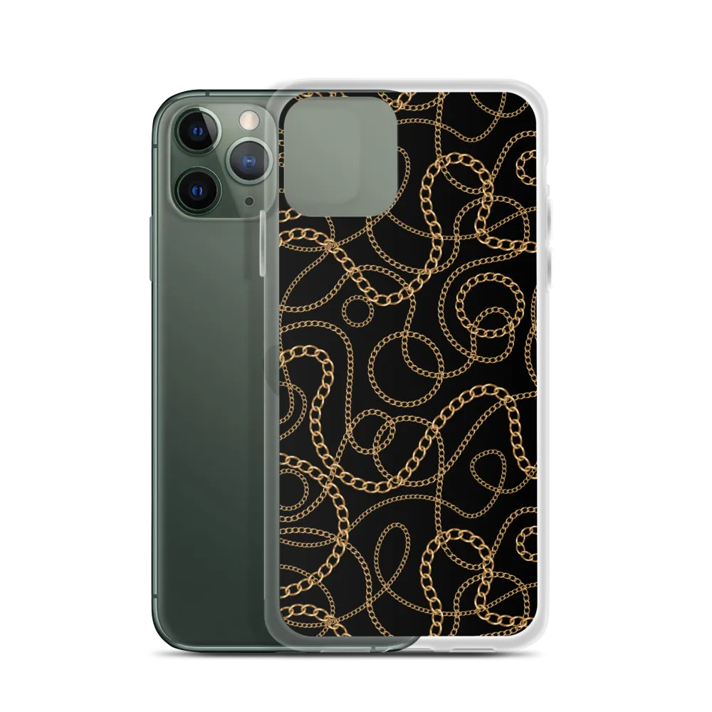 Golden Chains iPhone Case