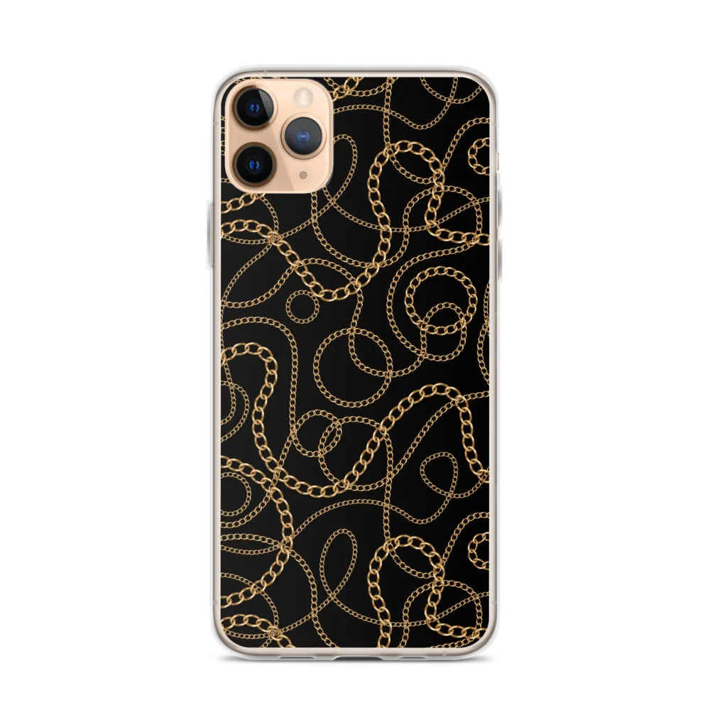 Golden Chains iPhone Case