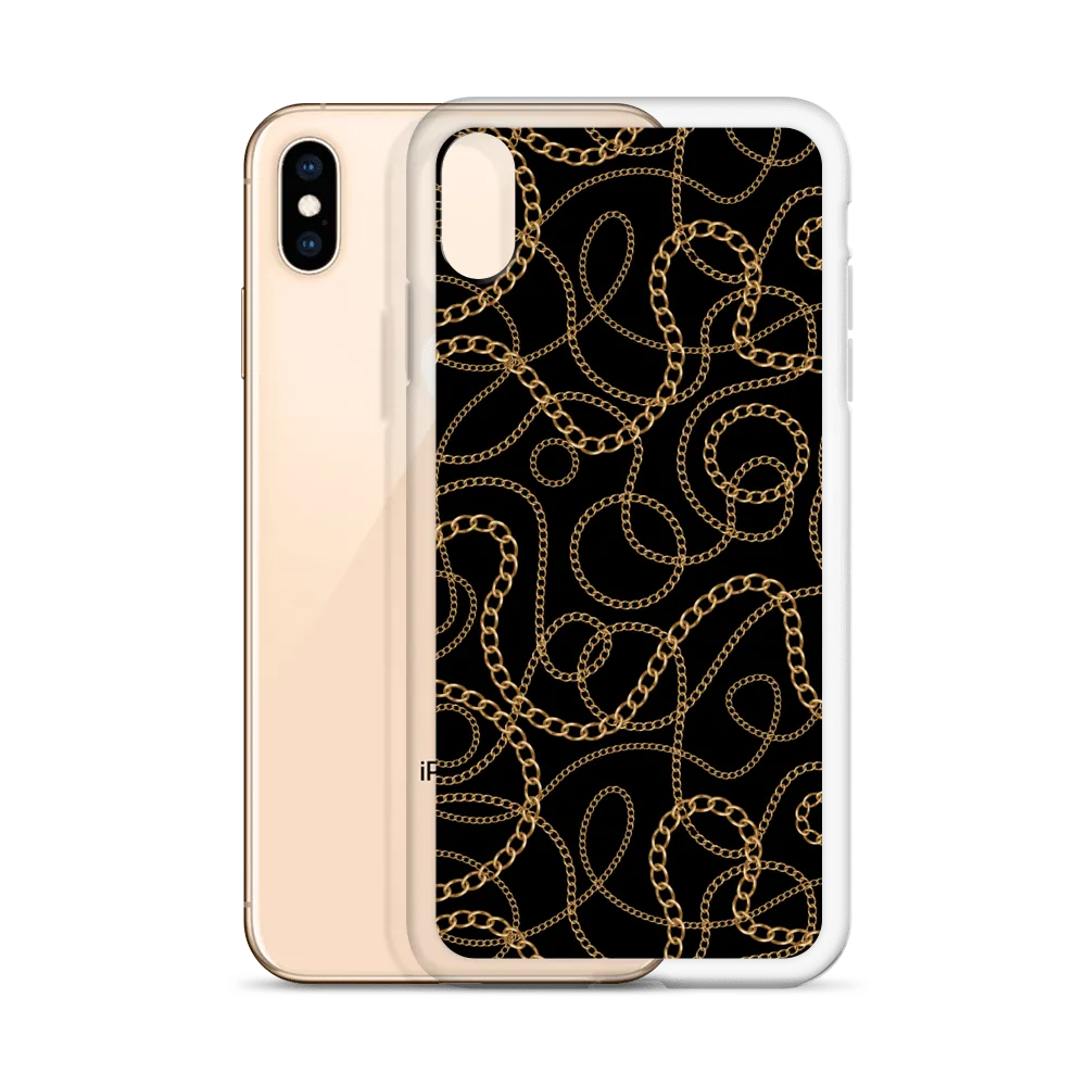 Golden Chains iPhone Case