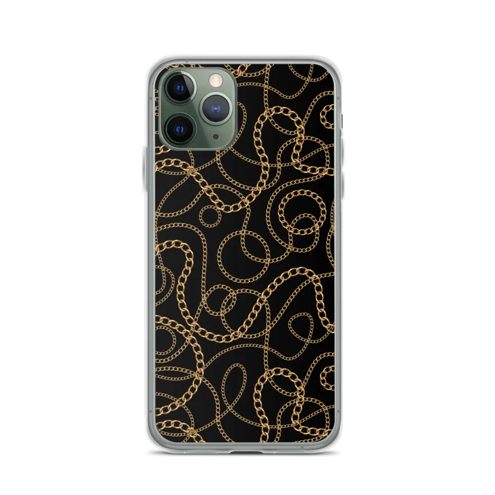 Golden Chains iPhone Case