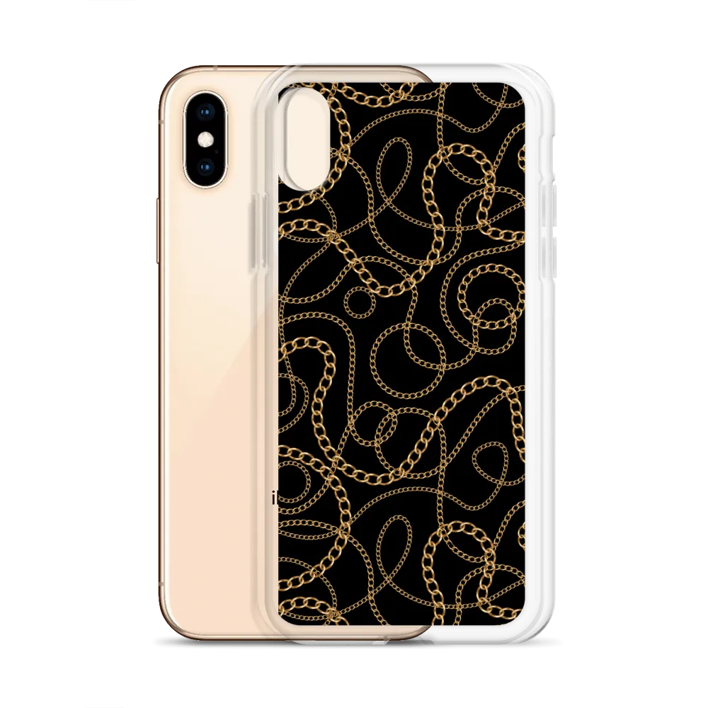 Golden Chains iPhone Case