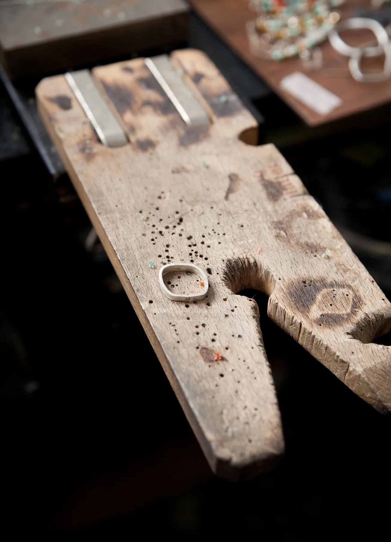 Hammered Finish Band