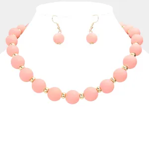 iLLASPARKZ Colored Ball Cluster Necklace