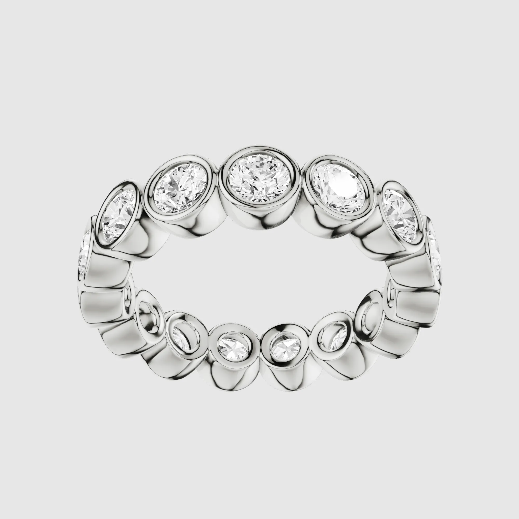 Infinity Lab Grown Diamond Eternity Band-Round