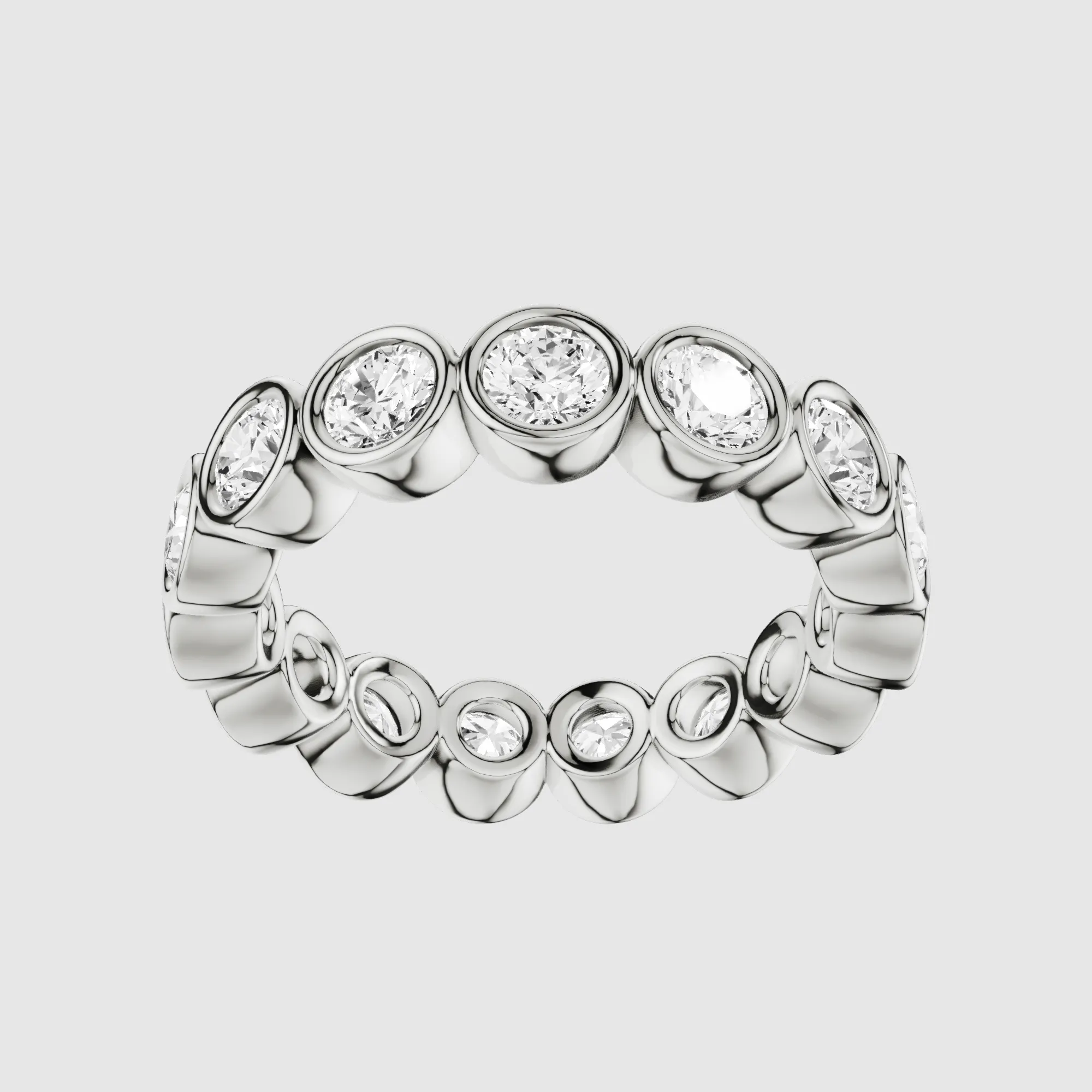 Infinity Lab Grown Diamond Eternity Band-Round