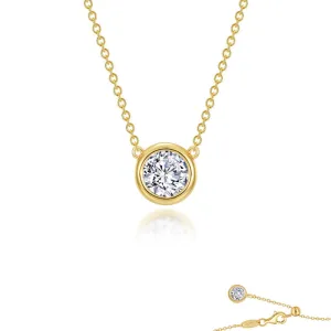 Lafonn 1.1 CTW Bezel-set Solitaire Necklace