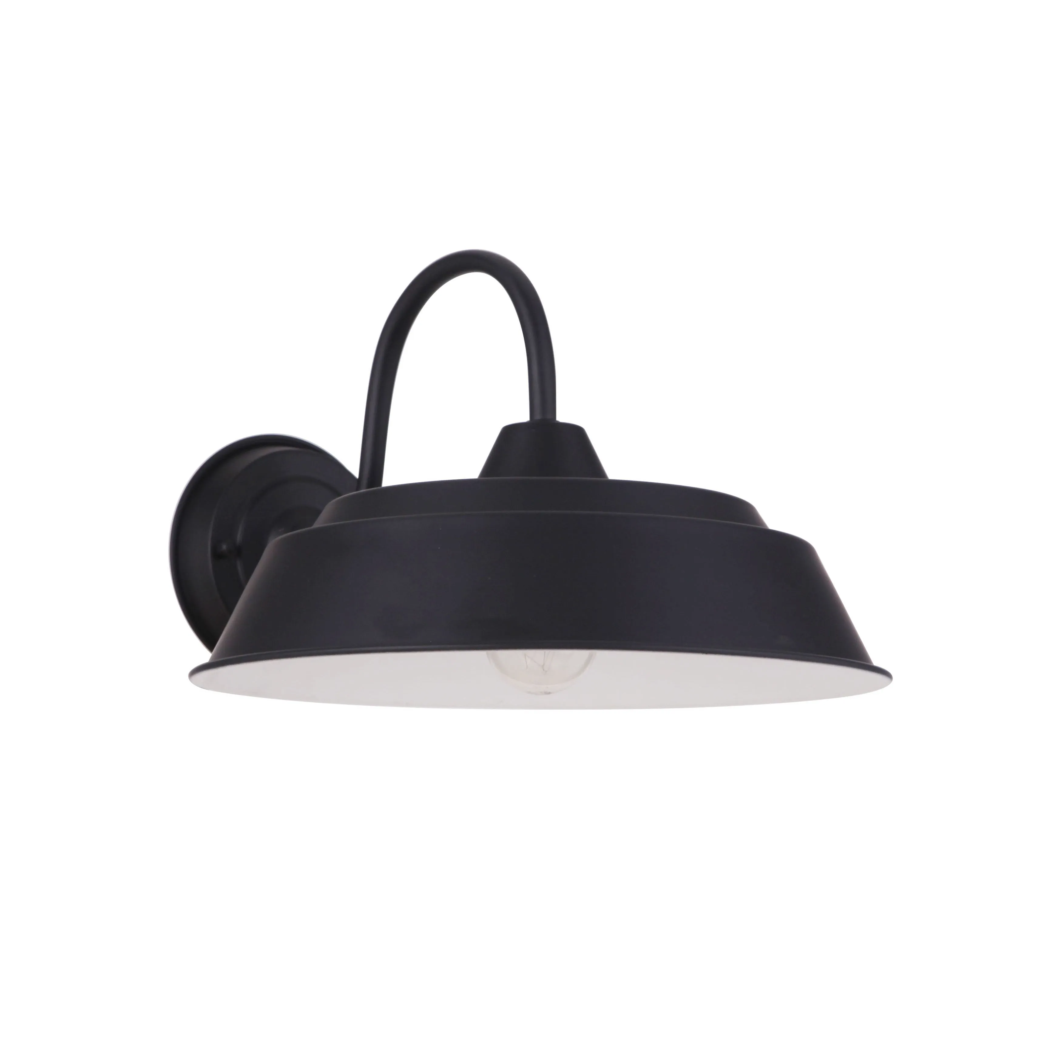 Landmark 1 Light 9" Outdoor Wall Lantern in Midnight