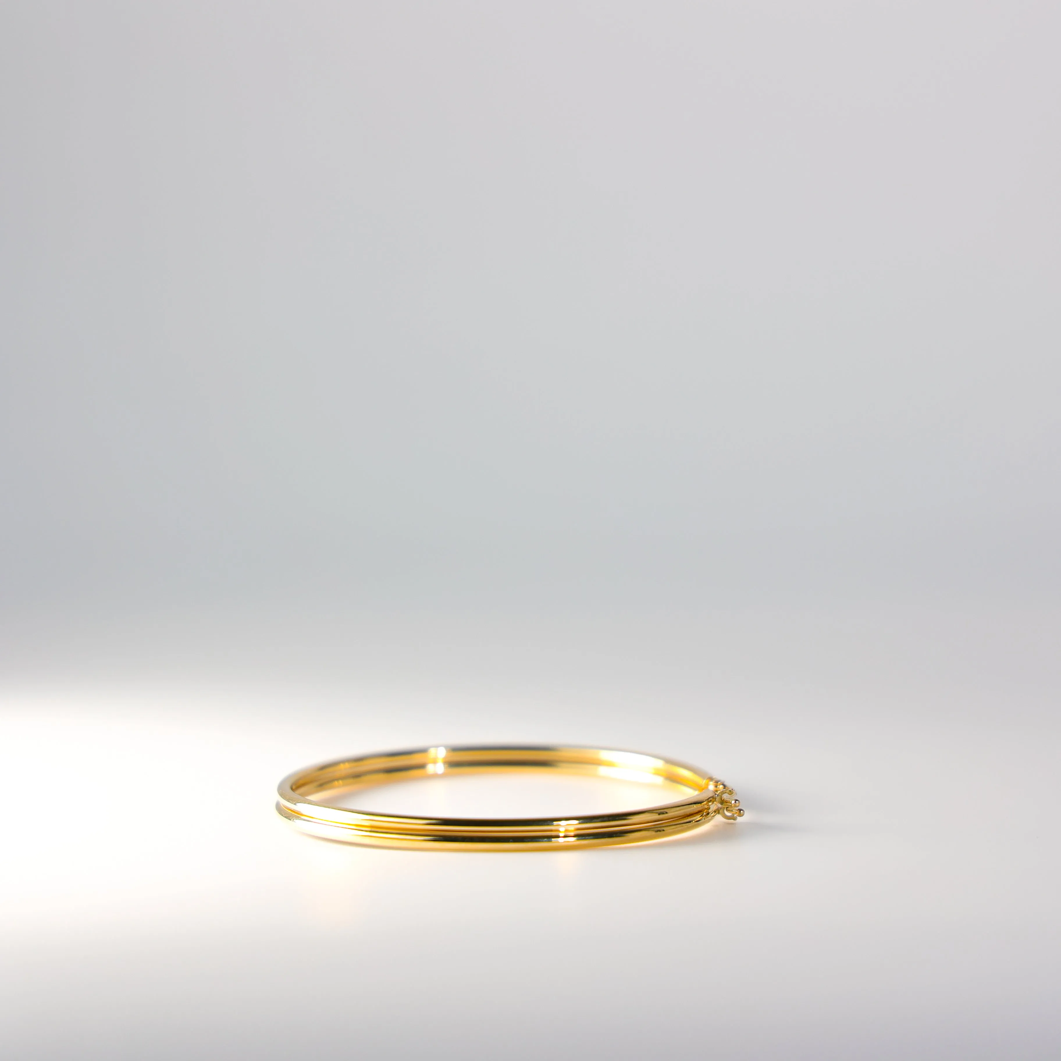 Large Gold Hoop Earrings 55 MM Wide Model-135