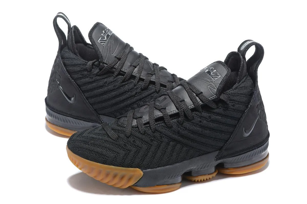 LeBron 16 ALLBlack Platinum Sneaker