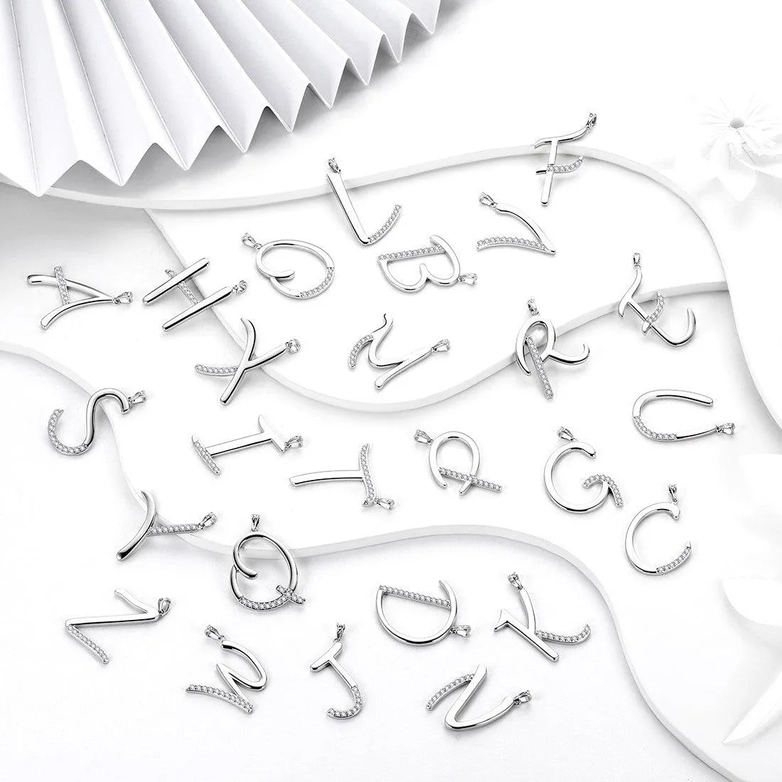 Letter Initial G Necklaces Pendant Women Girls Name Jewelry Gift 925 Sterling Silver