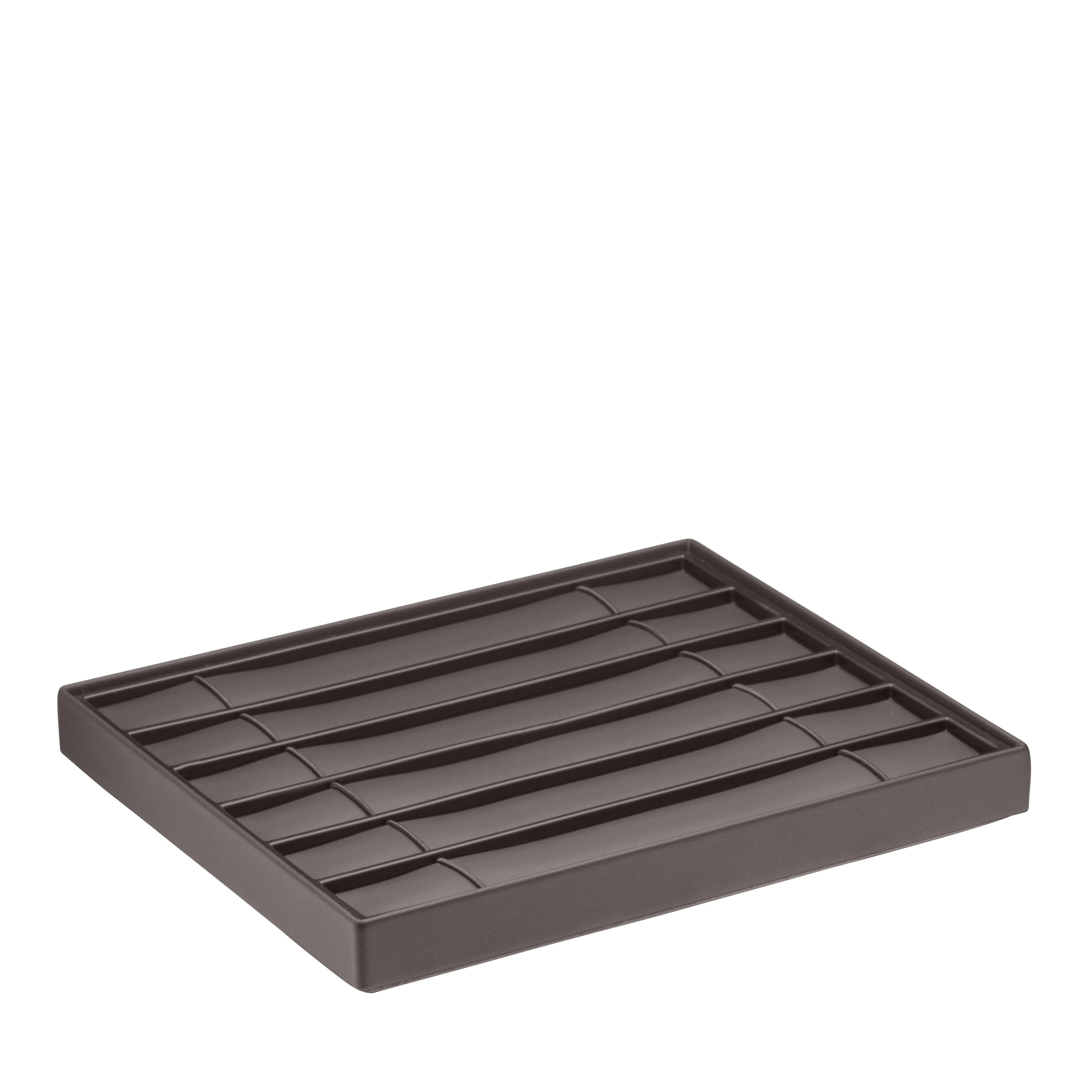 Lightweight Stackable 6 Bracelet Tray, Allure Leatherette Display Collection