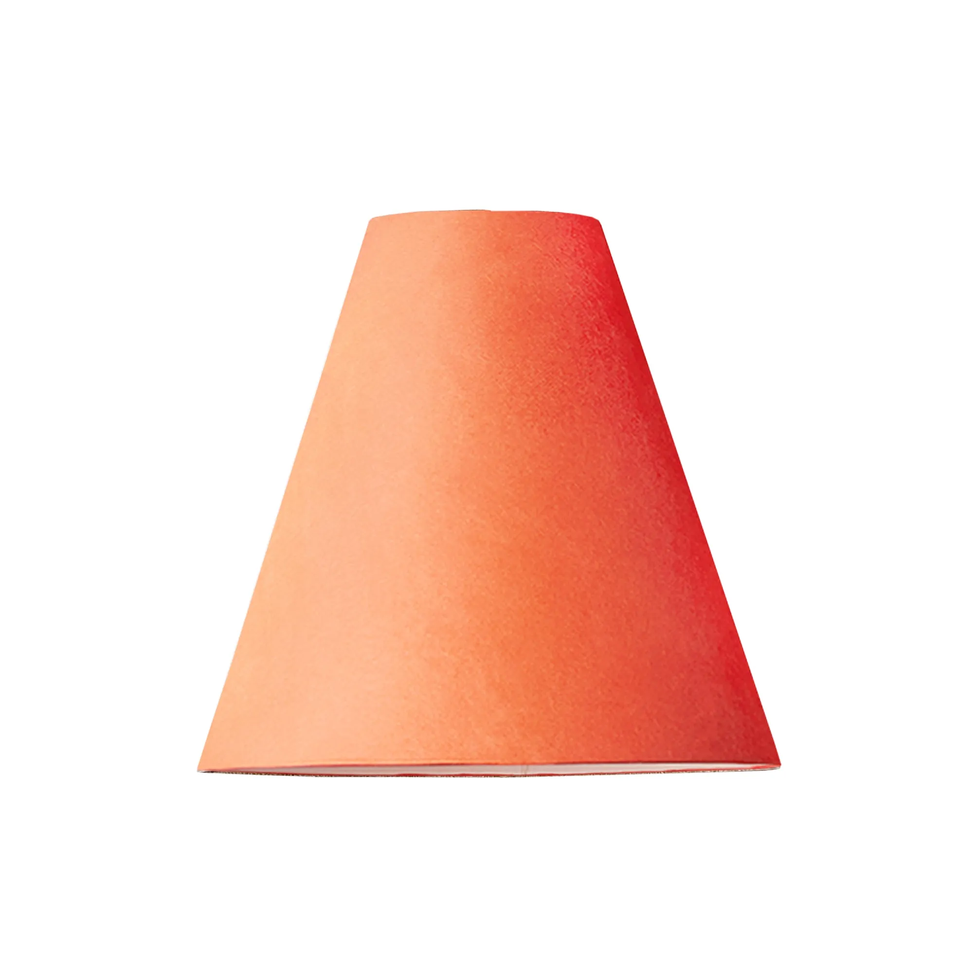 Lutine pendant shade in Papaya hand made parchment
