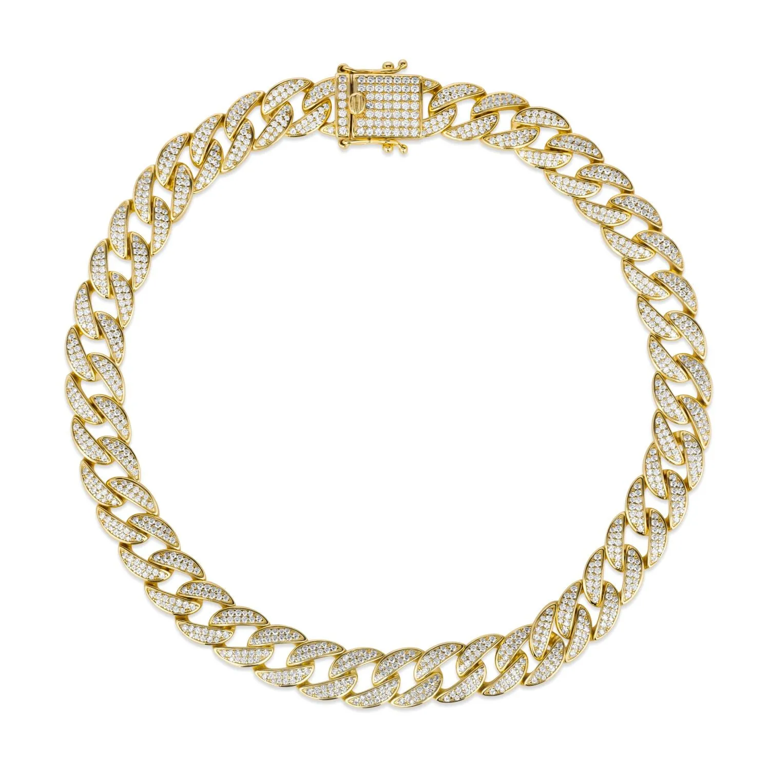 Men's 12mm Super Cuban Necklace