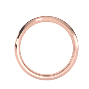 Men's Concave Beveled Edge Wedding Band