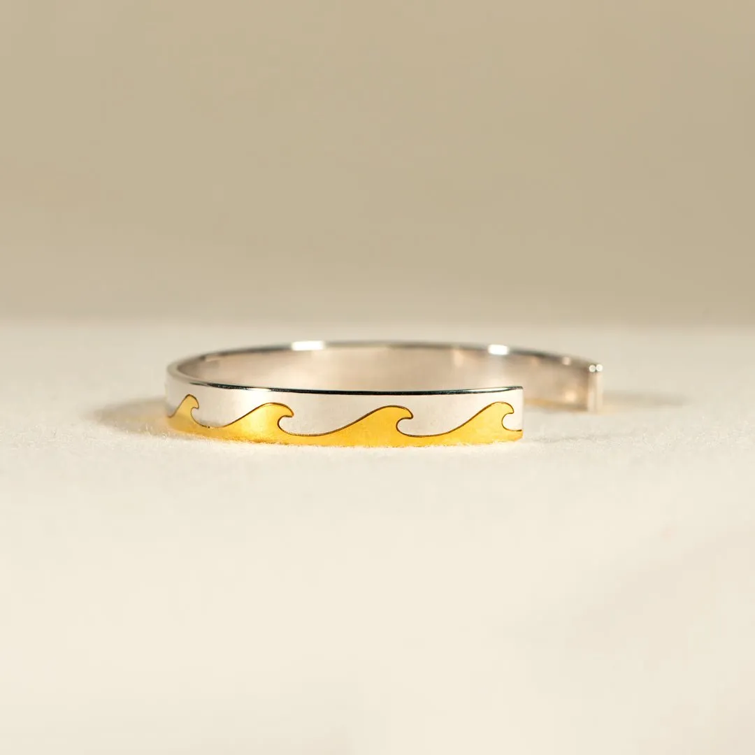 My Badass Girl Gang Waves Minimalist Bangle