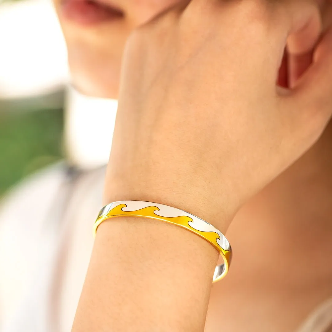 My Badass Girl Gang Waves Minimalist Bangle