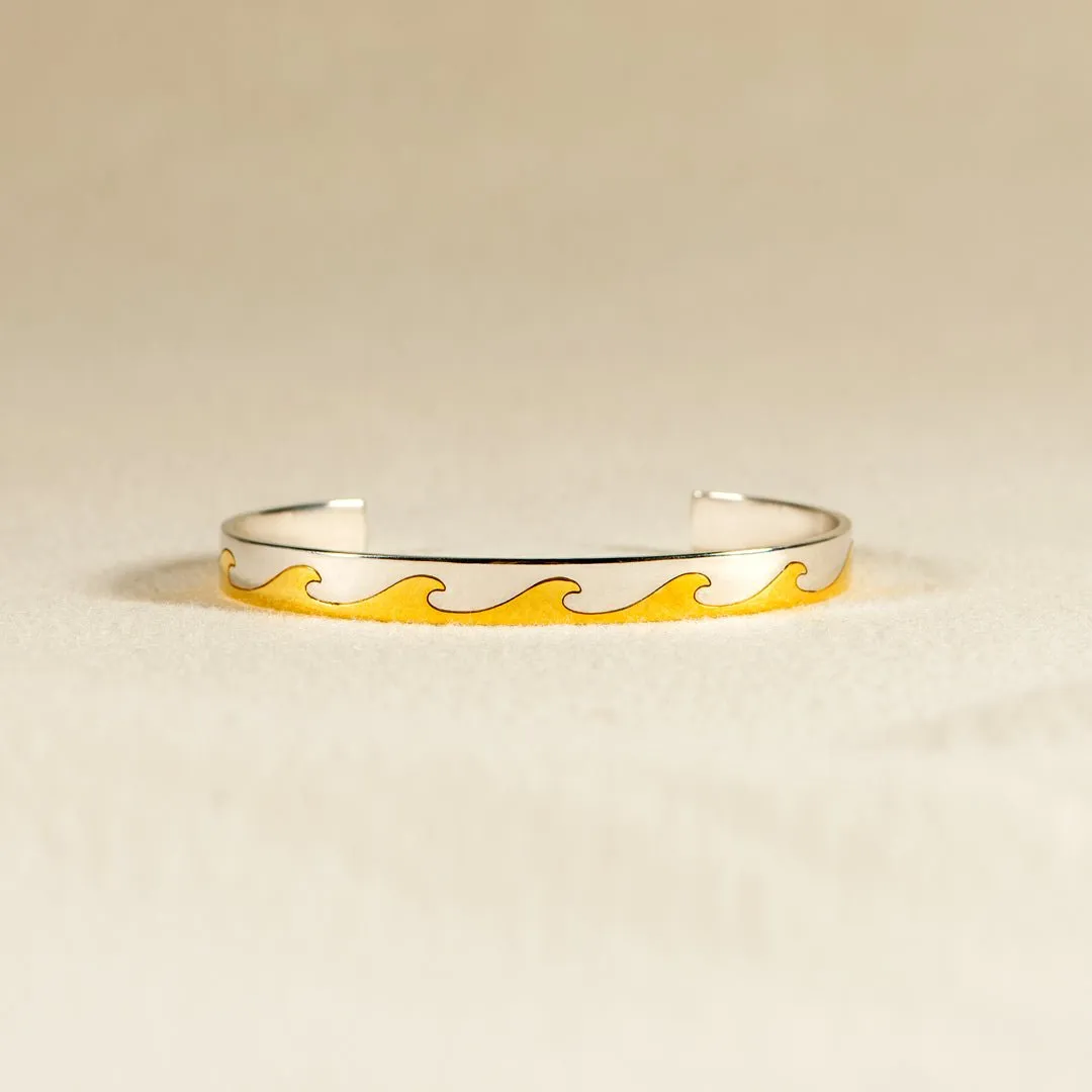 My Badass Girl Gang Waves Minimalist Bangle