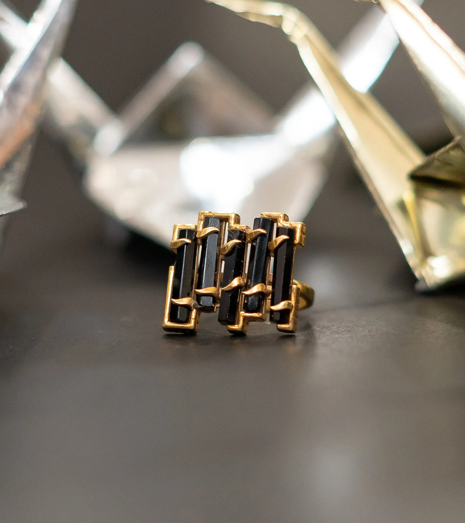 Noir Onyx | Cocktail Ring