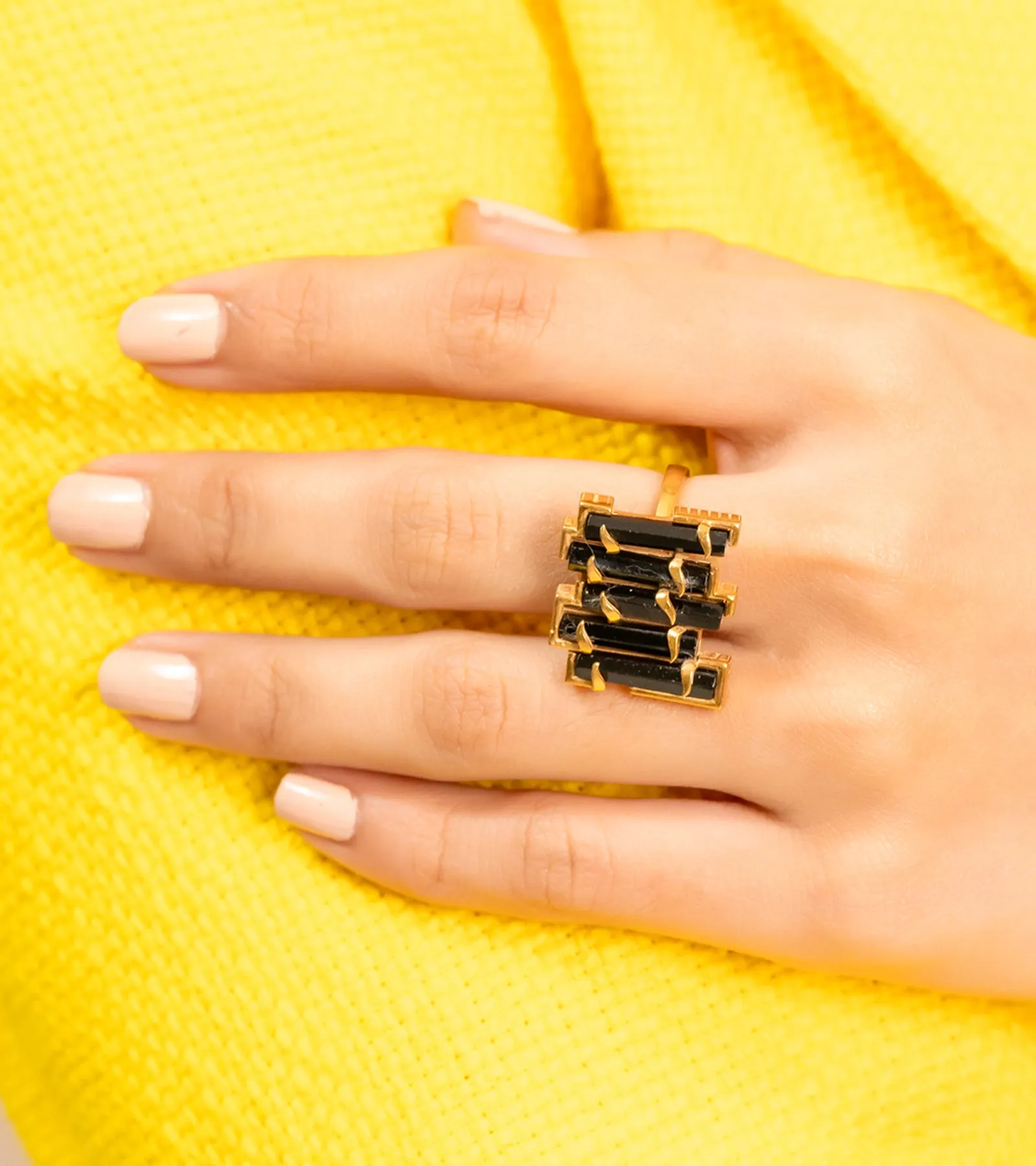 Noir Onyx | Cocktail Ring