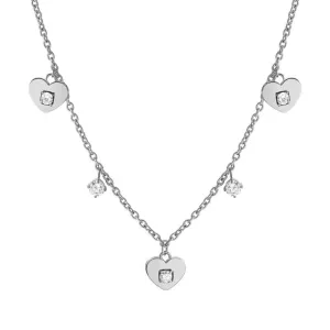 Nomination MySophie Necklace, Rich, Heart, Cubic Zirconia, Sterling Silver