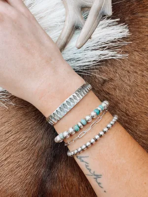 Oxidized Diamond Cuff