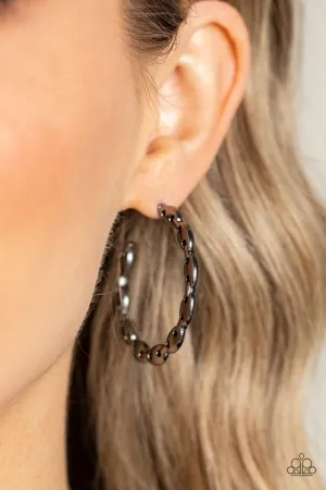 Paparazzi Earring ~ Impressive Innovation - Black