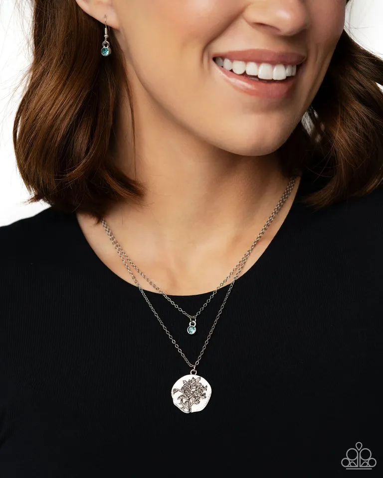 Paparazzi Necklace ~ Birthstone Beauty - Blue