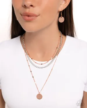 Paparazzi Necklace ~ Dainty Development - Copper