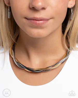 Paparazzi Sleek Splendor - Multi Necklace P2ST-MTXX-158XX