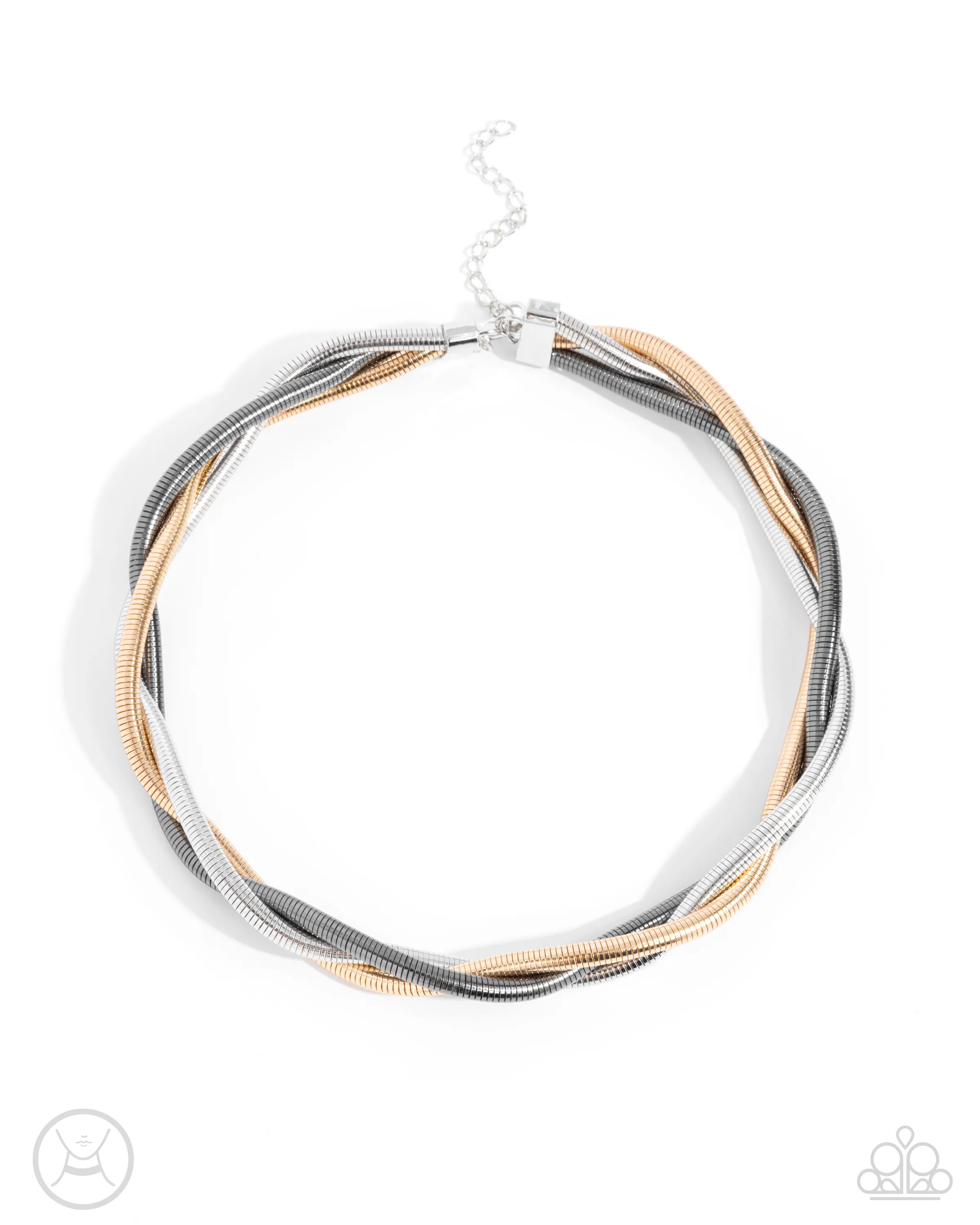 Paparazzi Sleek Splendor - Multi Necklace P2ST-MTXX-158XX