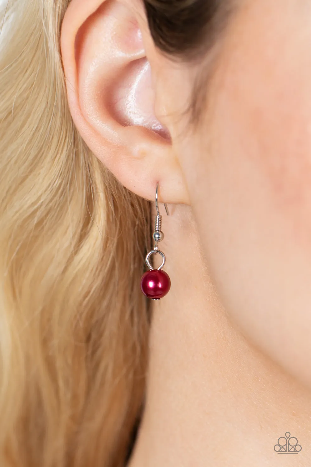 Paparazzi Tearoom Gossip - Red Necklace