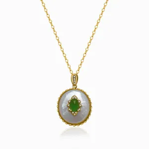 Perla Verde Natural Emerald Necklace