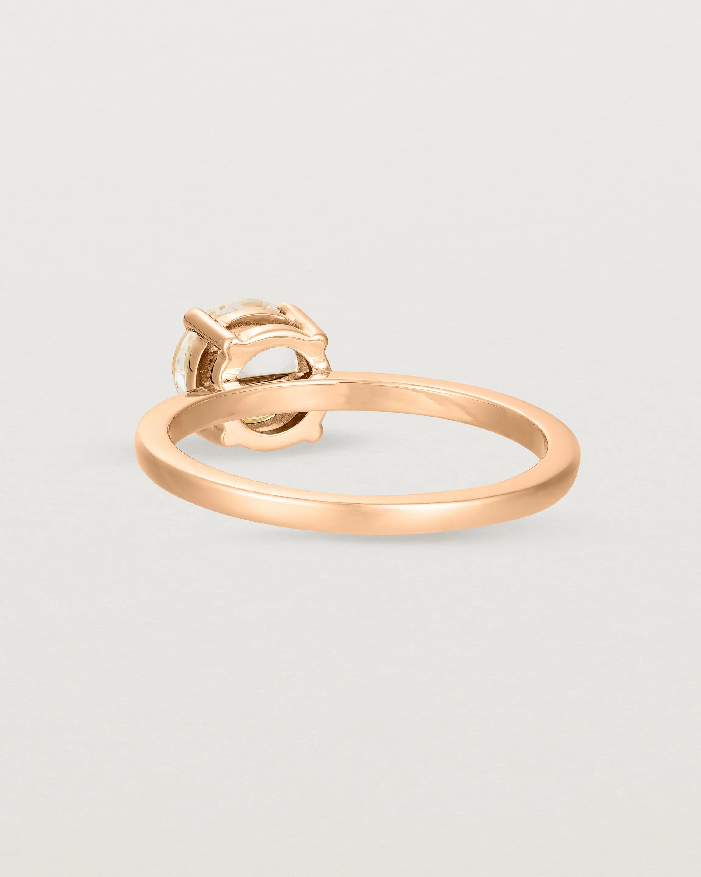Petite Una Round Solitaire | Morganite