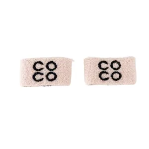 Pink/Black CC Logo Pile Wristband Band Gym Bracelet