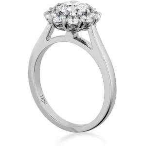 PLAT 1.16ct Beloved Open Gallery Engagement Ring