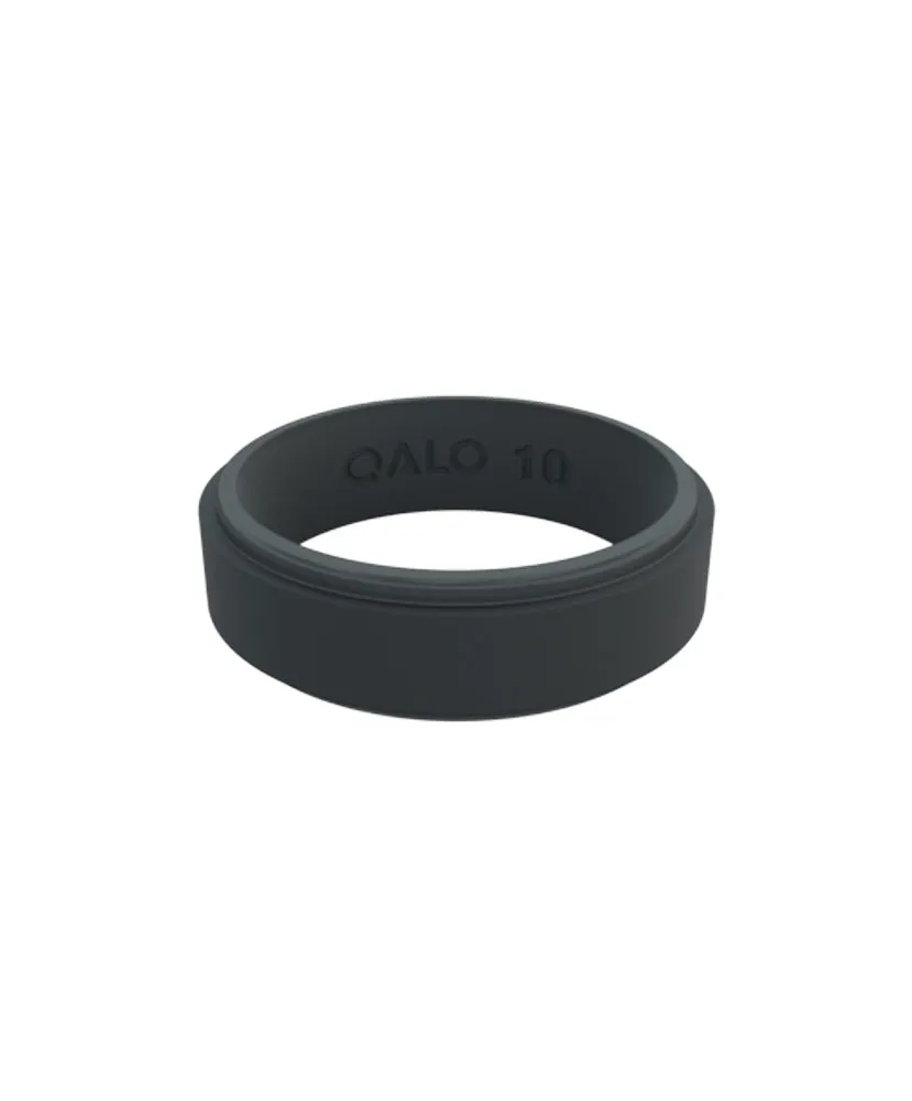 Qalo - Men's Narrow Step Edge Ring