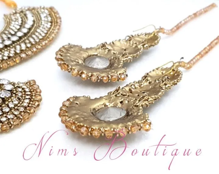 Radha Antique Gold Set