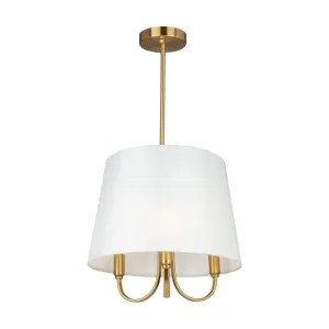 Rhythm 3 Light Pendant Brushed Gold