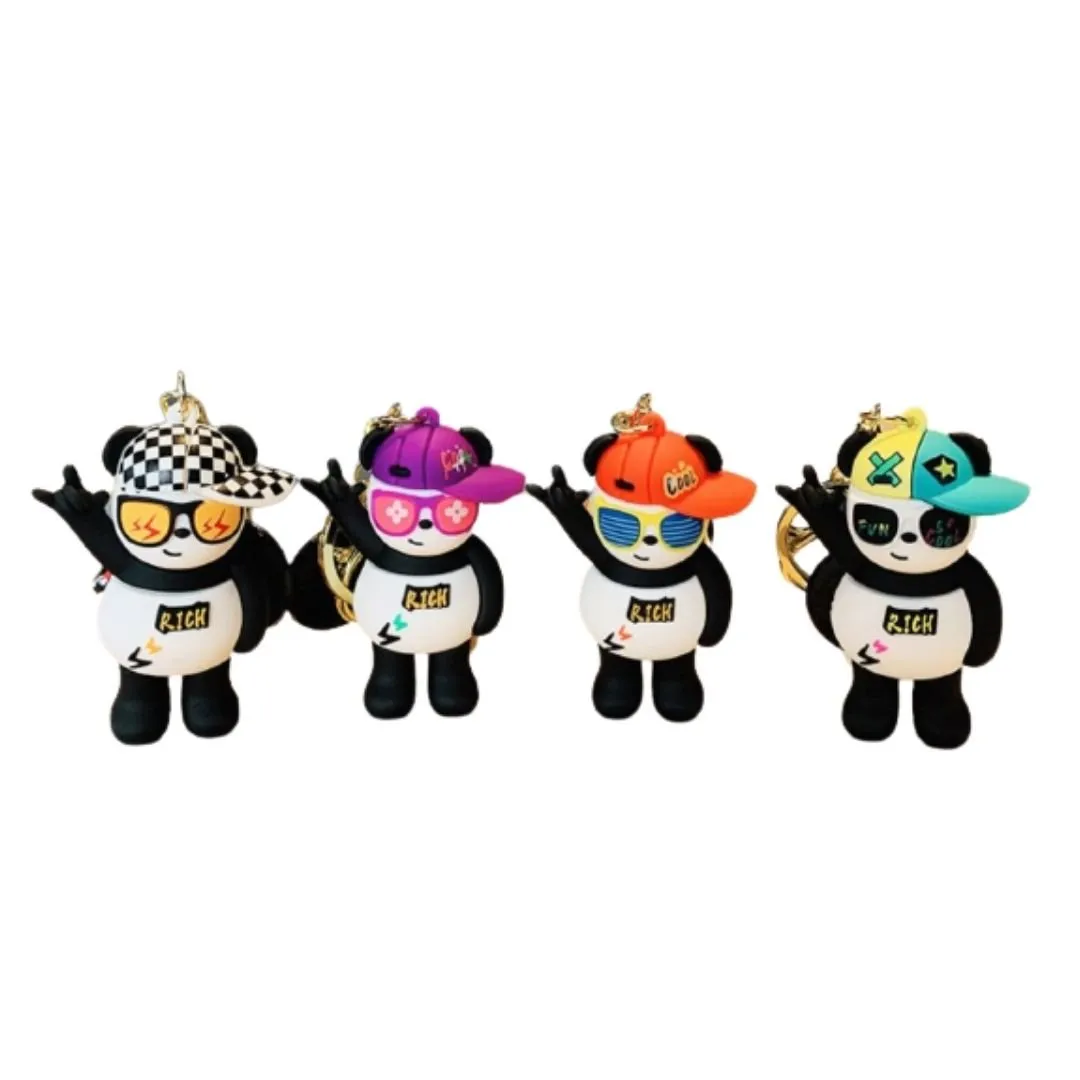 Rich Panda Keychain - 3D keychain