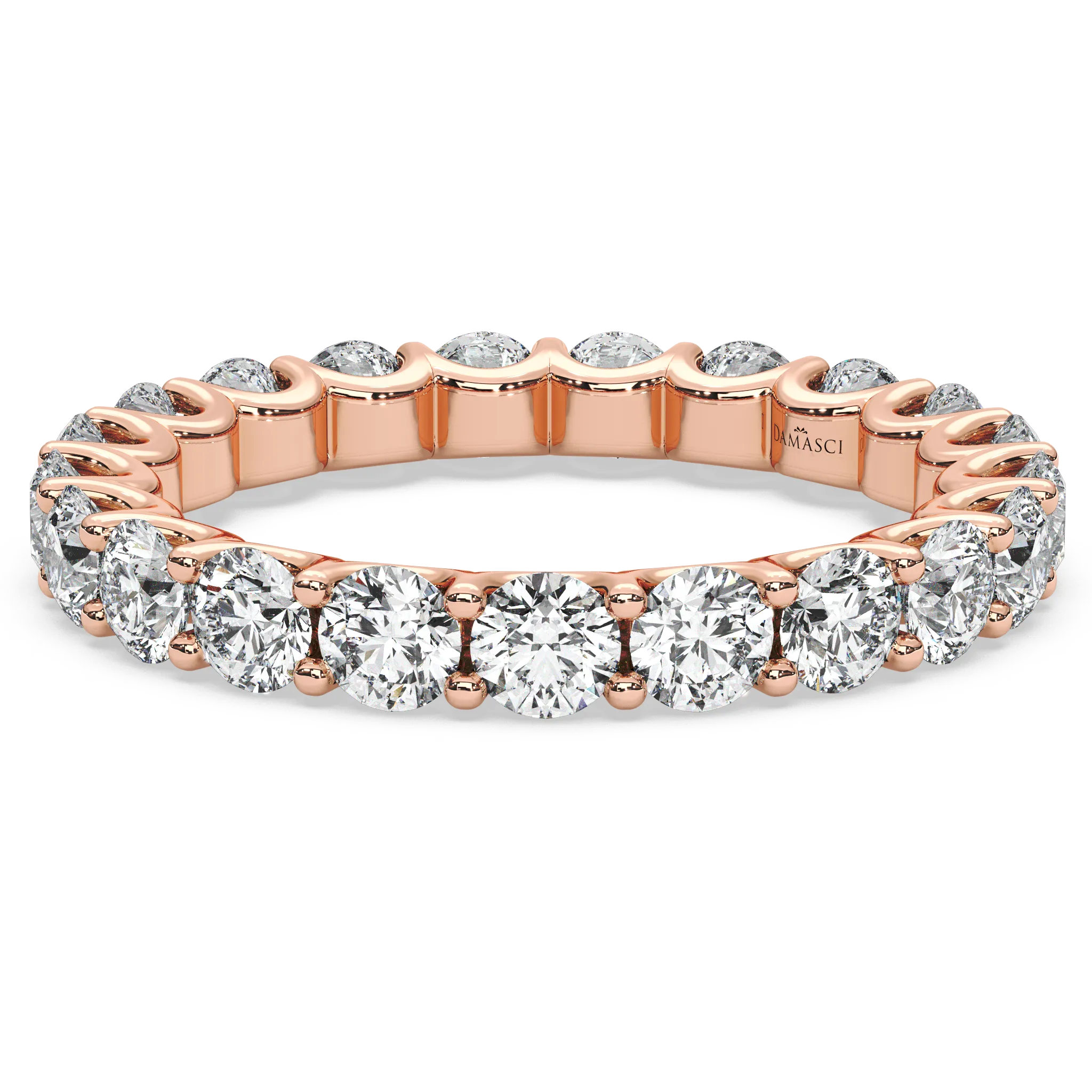 Round Diamond Eternity Ring in U-Gallery (2.25 T.C.W)