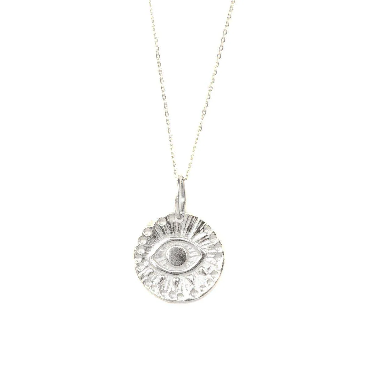 Round Evil Eye Necklace