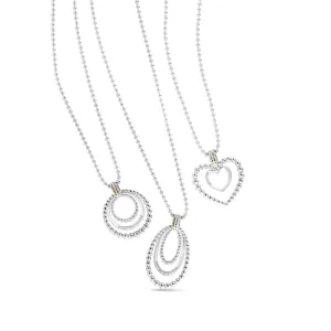 Silver, 18K Gold & Diamond Prosecco Glamour Pendant