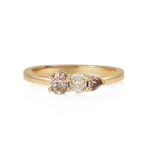 Sitara Champagne and Old Cut Ring