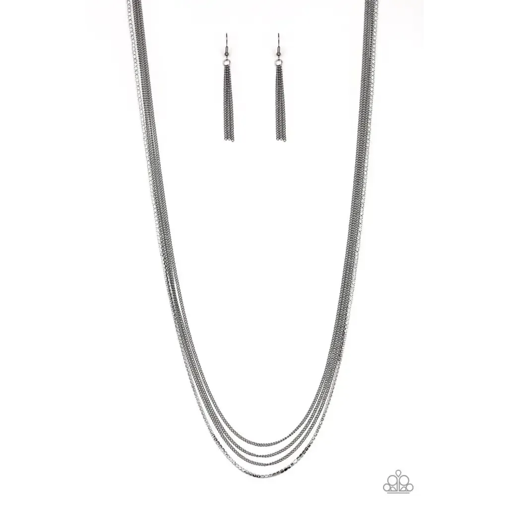 SLEEK and Destroy - Black Necklace