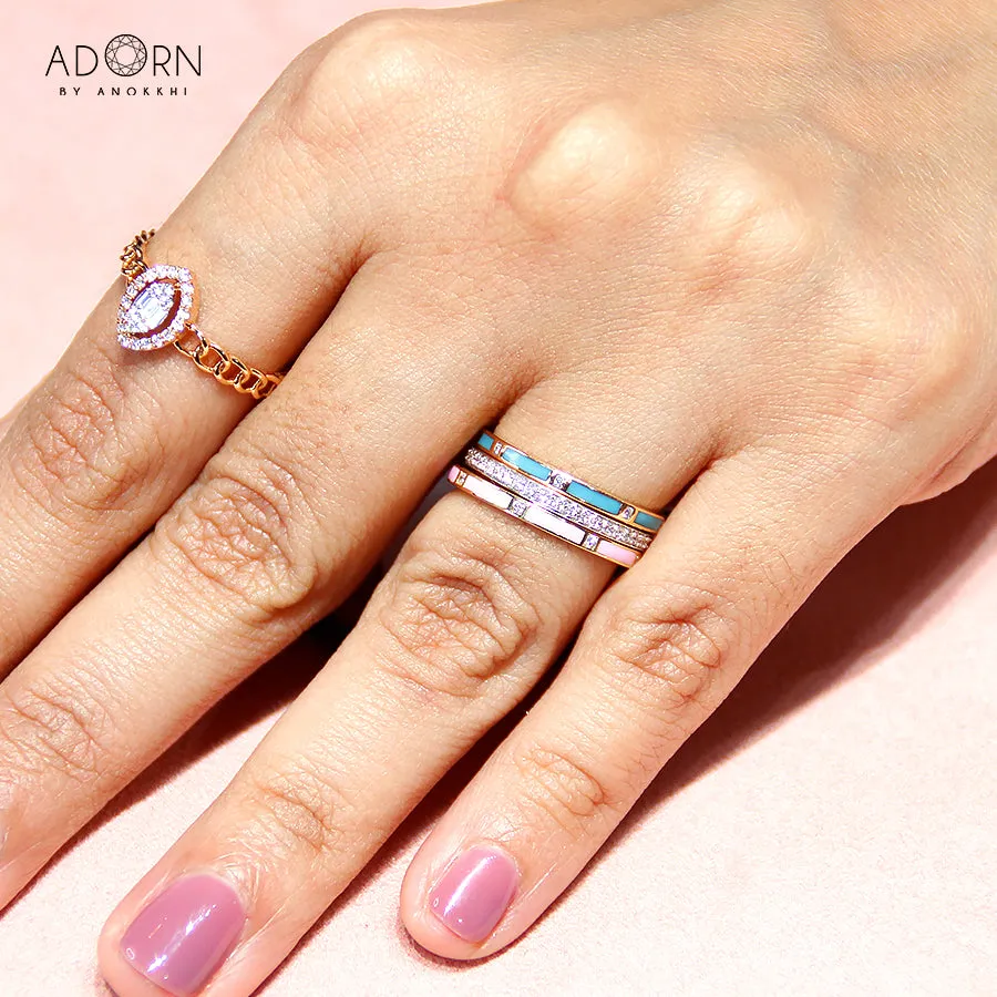 Stackable Light weight Diamond Eternity Band